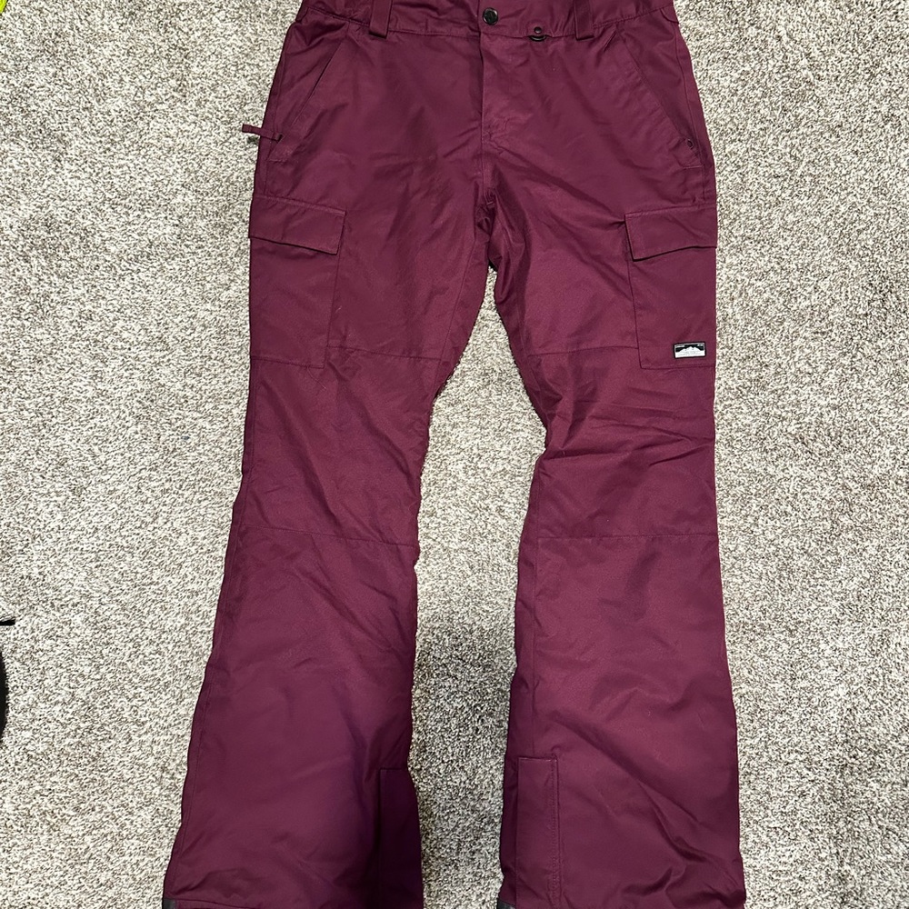 Volcom Maroon Snow Pants
